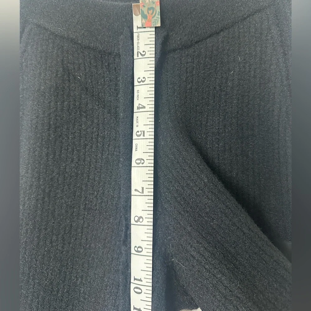 Alo Yoga Snuggle Up Sweater High-Waist Wide Leg Pant - Black - XXS - Picture 8 of 15